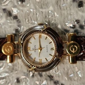 Elgin womans Leather Band Watch